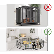 Load image into Gallery viewer, confote 16 Panel 40-inch Dog Playpen Foldable Puppy Exercise Pen Outdoor Indoor Pet Fence Barrier Kennel for Large Dogs Cats Rabbits