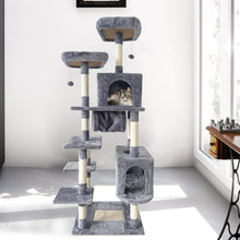 Load image into Gallery viewer, Confote 70&quot; Multi-Level Cat Tree XXL Tall Play House Climber Activity Centre Tower with Scratching Posts for Kittens &amp; Large Cats