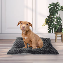 Load image into Gallery viewer, Confote Deluxe Plush Pet Beds Dog Crate Mattress Animal Sleeping Sofa for Large Medium Small Dogs&amp;Cats, Machine Wash &amp; Dryer Friendly, Grey