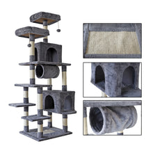 Load image into Gallery viewer, Confote 70&quot; Multi-Level Cat Tree XXL Tall Play House Climber Activity Centre Tower with Scratching Posts for Kittens &amp; Large Cats