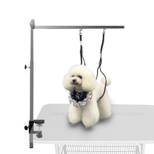 Load image into Gallery viewer, confote Foldable Pet Dog Grooming Table, Adjustable Arm with Clamp, Loop and 20&quot; No Sit Haunch Holder