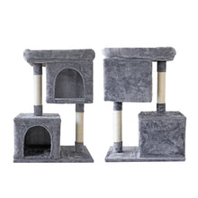 Load image into Gallery viewer, Confote 33&quot; Cat Tree for Large Cats, Cat Tower 2 Cozy Plush Condos and Sisal Posts Cat House