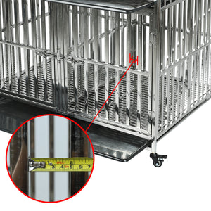 Steel dog cage on sale design