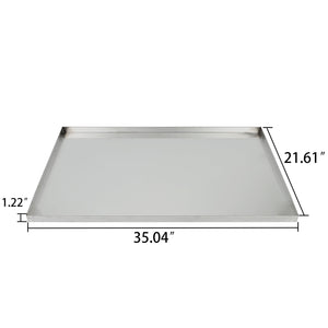 confote Stainless Steel Replacement Tray for Dog Crate, Chew-Proof and Crack-Proof