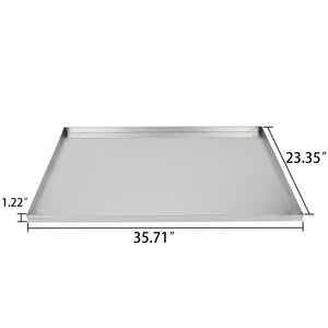 confote Stainless Steel Replacement Tray for Dog Crate, Chew-Proof and Crack-Proof