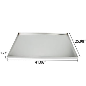 confote Stainless Steel Replacement Tray for Dog Crate, Chew-Proof and Crack-Proof