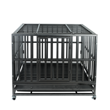 Load image into Gallery viewer, Confote 38Inch Heavy Duty Dog Cage Strong Metal Kennel and Crate for Medium and Large Dogs, Pet Playpen with Four Lockable Wheels