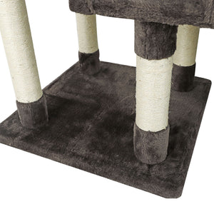 Confote 65-in Multi-Level Cat Tree Tower for Medium Cats&Kitten, Dark Brown