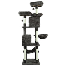 Load image into Gallery viewer, Confote Large Cat Tree 67 Inch Multi-Level Cat Tower with Padded Top Perch,Hammock,Basket,Scratching Posts for Indoor Cat Play House Kitty Activity Center