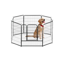 Load image into Gallery viewer, confote 8 Panel 40-inch Dog Playpen Foldable Puppy Exercise Pen Outdoor Indoor Pet Fence Barrier Kennel for Dogs Cats Rabbits