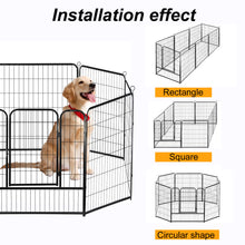 Load image into Gallery viewer, confote 8 Panel 40-inch Dog Playpen Foldable Puppy Exercise Pen Outdoor Indoor Pet Fence Barrier Kennel for Dogs Cats Rabbits