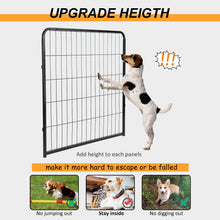 Load image into Gallery viewer, confote 8 Panel 40-inch Dog Playpen Foldable Puppy Exercise Pen Outdoor Indoor Pet Fence Barrier Kennel for Dogs Cats Rabbits