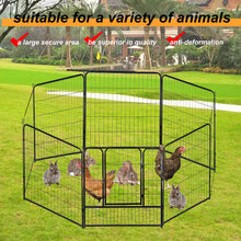 Load image into Gallery viewer, confote 8 Panel 40-inch Dog Playpen Foldable Puppy Exercise Pen Outdoor Indoor Pet Fence Barrier Kennel for Dogs Cats Rabbits