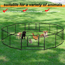 Load image into Gallery viewer, confote 16 Panel 32-inch Dog Playpen Foldable Puppy Exercise Pen Outdoor Indoor Pet Fence Barrier Kennel for Dogs Cats Rabbits