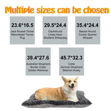 Load image into Gallery viewer, Confote Deluxe Plush Pet Beds Dog Crate Mattress Animal Sleeping Sofa for Large Medium Small Dogs&amp;Cats, Machine Wash &amp; Dryer Friendly, Grey